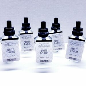 Bath & Body Works WHITE T-SHIRT Wallflowers Home Fragrance Refill (5 Pcs)